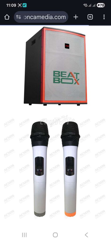 Loa karaoke Acnos KB41 Đen. Mua bán Tivi, Âm thanh tại Huyện Phú Tân Cà Mau được đăng bởi Khoa hình 1