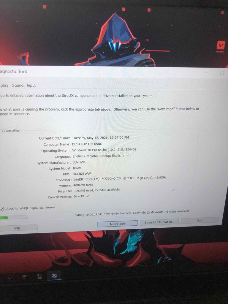 Lenovo i7-7700HQ 4G ram 120SSD. Mua bán Laptop tại Thành phố Đồng Xoài Bình Phước được đăng bởi Nhật Tâm hình 1