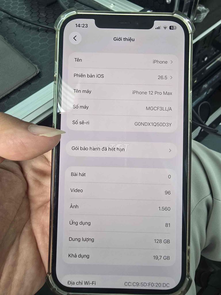 Apple iPhone 12 Pro Max 128GB Xám Đã qua sử dụng. Mua bán Điện thoại tại Huyện Ninh Hải Ninh Thuận được đăng bởi phúc phạm hình 1