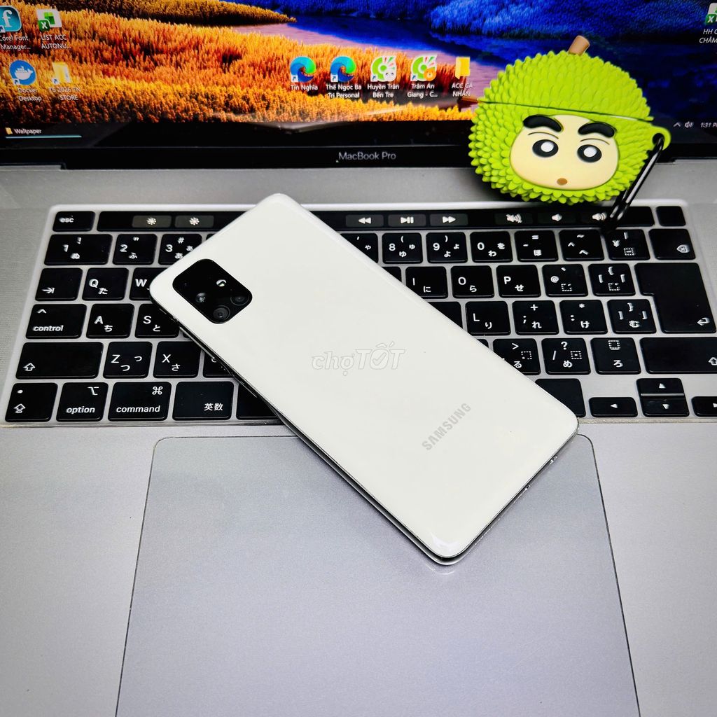 Samsung Galaxy M51 8GB/128GB Trắng Pin 7000mAh. Mua bán Điện thoại tại Thành phố Bến Tre Bến Tre được đăng bởi TN Store hình 1
