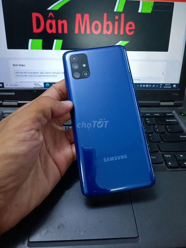 SAMSUNG M51 8GB.128GB PIN 7000 SNAP 730 ĐẸP MƯỢT. Mua bán Điện thoại tại Quận Bình Thạnh Tp Hồ Chí Minh được đăng bởi Dân Mobile hình 1
