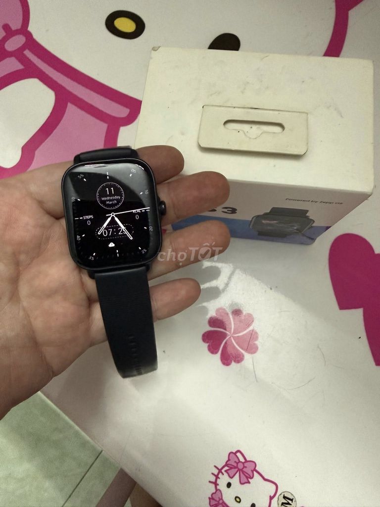 Amazfit GTS 3 fullbox Đen. Mua bán Thiết bị đeo thông minh tại Quận Tân Phú Tp Hồ Chí Minh được đăng bởi Huỳnh Hữu Phước hình 1