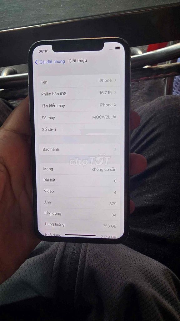 Apple iPhone X 256GB Bạc. Mua bán Điện thoại tại Huyện Lai Vung Đồng Tháp được đăng bởi Thanh Hào hình 1