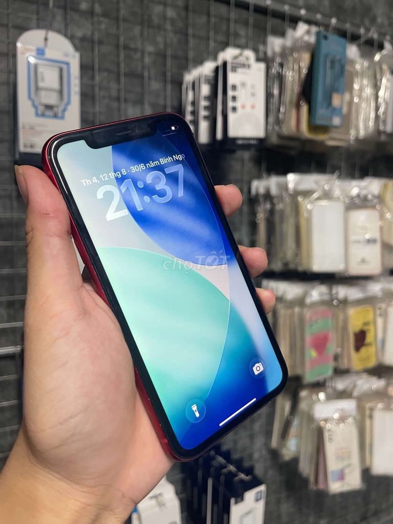 Apple iPhone 11 64GB Đỏ 98%. Mua bán Điện thoại tại Quận Ninh Kiều Cần Thơ được đăng bởi Quốc Khang hình 1