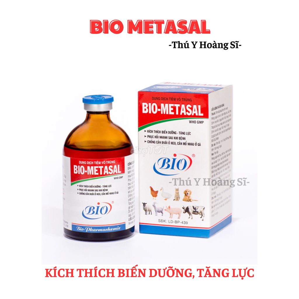 Bio Metasal Tăng lực khi thú làm việc quá sức