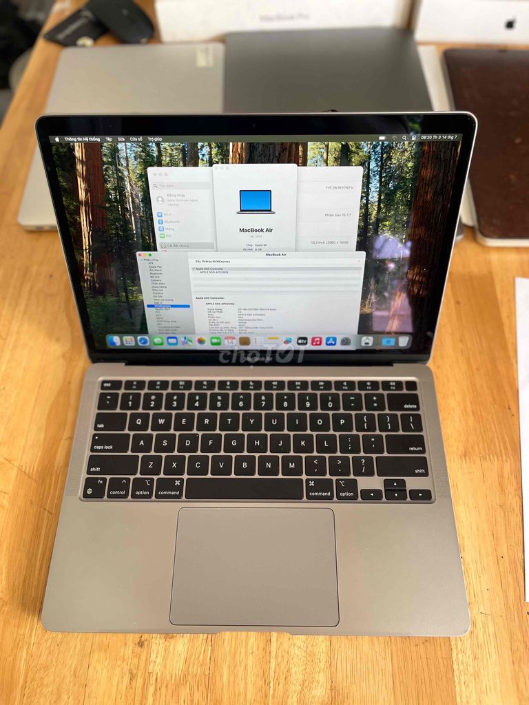 MacBook Air M1 2020 Ram 8GB ssd 256GB. Mua bán Laptop tại Quận Sơn Trà Đà Nẵng được đăng bởi BƠ BƯ Macbook Cũ hình 1