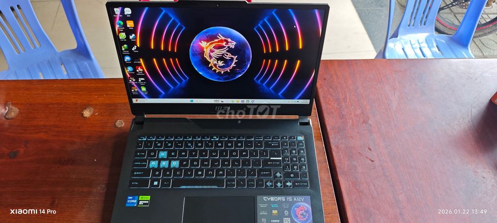 MSI Cyborg 15 A12V i7-12650H 16GB/RTX 4050. Mua bán Laptop tại Quận 12 Tp Hồ Chí Minh được đăng bởi trung Nguyen hình 1