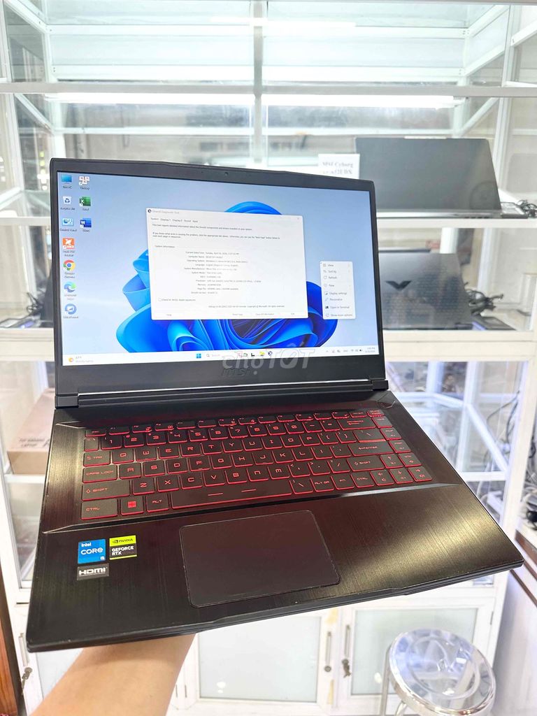 MSI GF63 12VE i5-12450H 15.6 inch 16GB/512GB. Mua bán Laptop tại Thành phố Nha Trang Khánh Hòa được đăng bởi Toàn hình 1