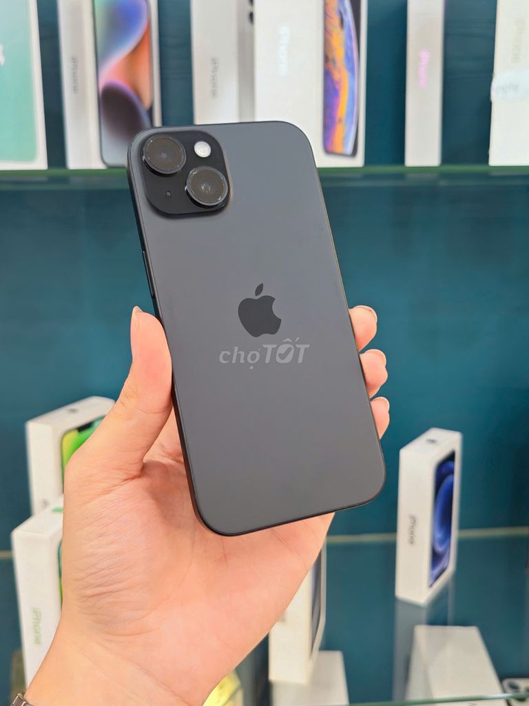 SALE iPhone 15 256GB Đen Zin Áp Bản Có Khay Sim. Mua bán Điện thoại tại Quận Phú Nhuận Tp Hồ Chí Minh được đăng bởi TYMO Việt Nam hình 1