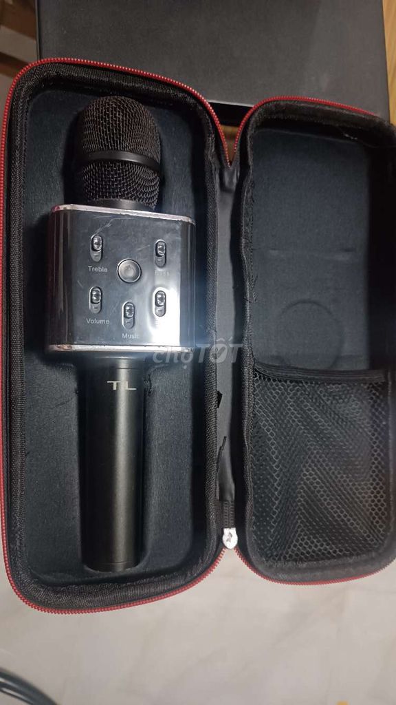 Micro karaoke Kim loại Đen. Mua bán Tivi, Âm thanh tại Thành phố Bến Tre Bến Tre được đăng bởi Nguyễn Quốc Anh hình 1