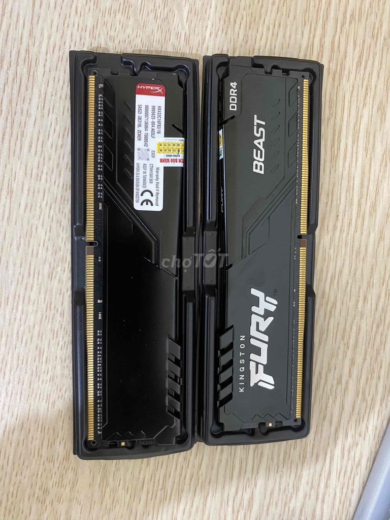 Ram PC 16/3200 kingston furry Bh 3 năm