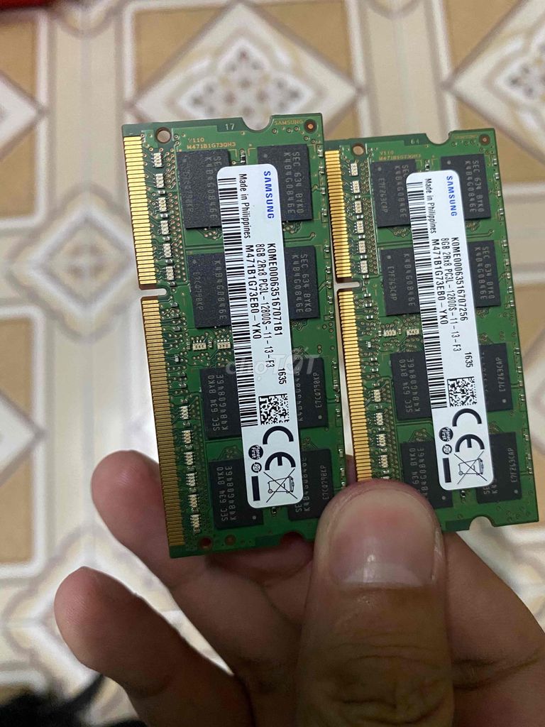 Ram Laptop Samsung 8G ddr3L bus 1600mhz zin usa