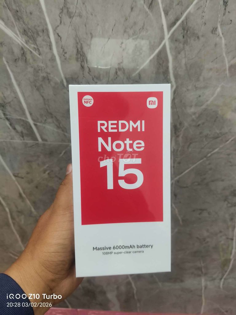 Xiaomi Redmi Note 15 128GB Xanh. Mua bán Điện thoại tại Quận Ninh Kiều Cần Thơ được đăng bởi Hoàng Hão hình 1