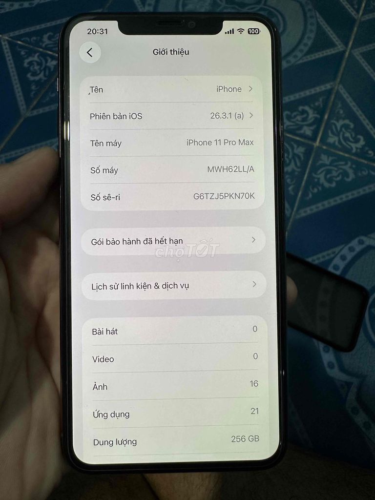 Apple iPhone 11 Pro Max 256GB Vàng đồng. Mua bán Điện thoại tại Thành phố Thủ Đức Tp Hồ Chí Minh được đăng bởi Phạm Minh hình 1