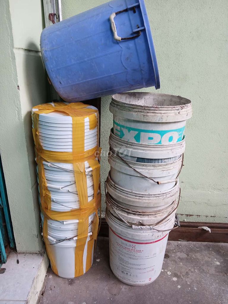 Thùng nhựa 12L Trắng Mới. Mua bán Dụng cụ nhà bếp tại Thành phố Sa Đéc Đồng Tháp được đăng bởi tantai66 hình 1