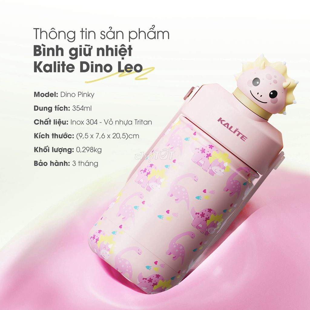Bình giữ nhiệt Kalite DINO REX. Mua bán Dụng cụ nhà bếp tại Quận Hà Đông Hà Nội được đăng bởi Tố Hoài hình 1