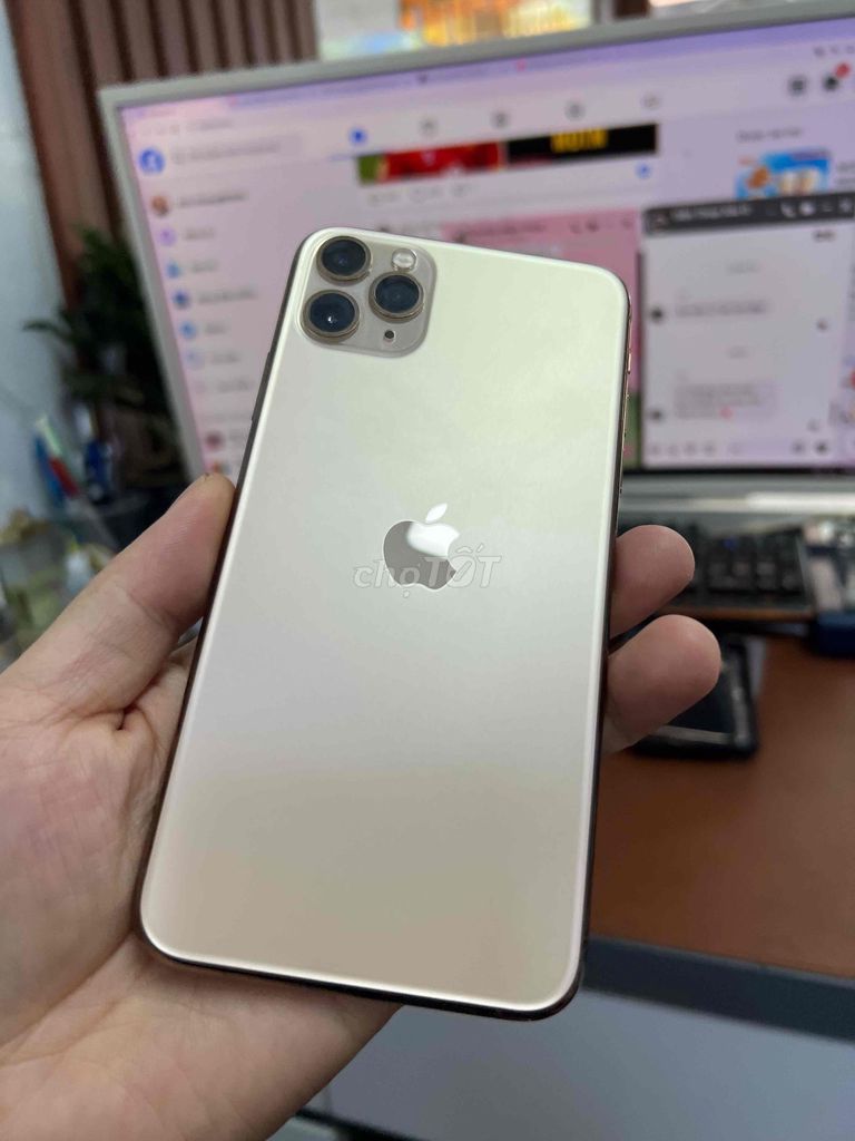 Apple iPhone 11 Pro Max 64GB gold zin keng áp 99%. Mua bán Điện thoại tại Quận Lê Chân Hải Phòng được đăng bởi hoang anh hình 1