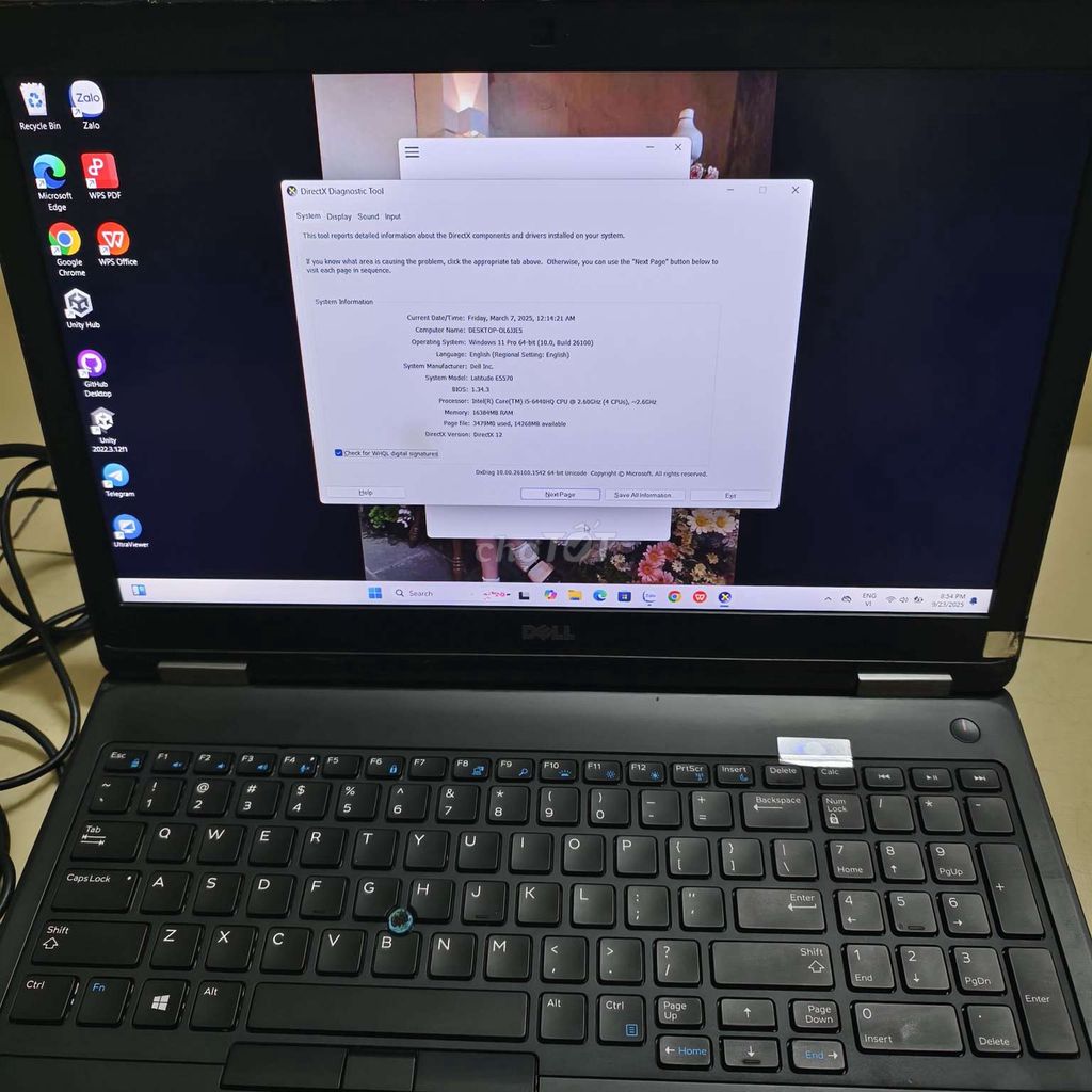 Dell latitude e5570 I5-6440HQ 16GB/256GB. Mua bán Laptop tại Quận Thanh Xuân Hà Nội được đăng bởi Nguyễn Nhật hình 1