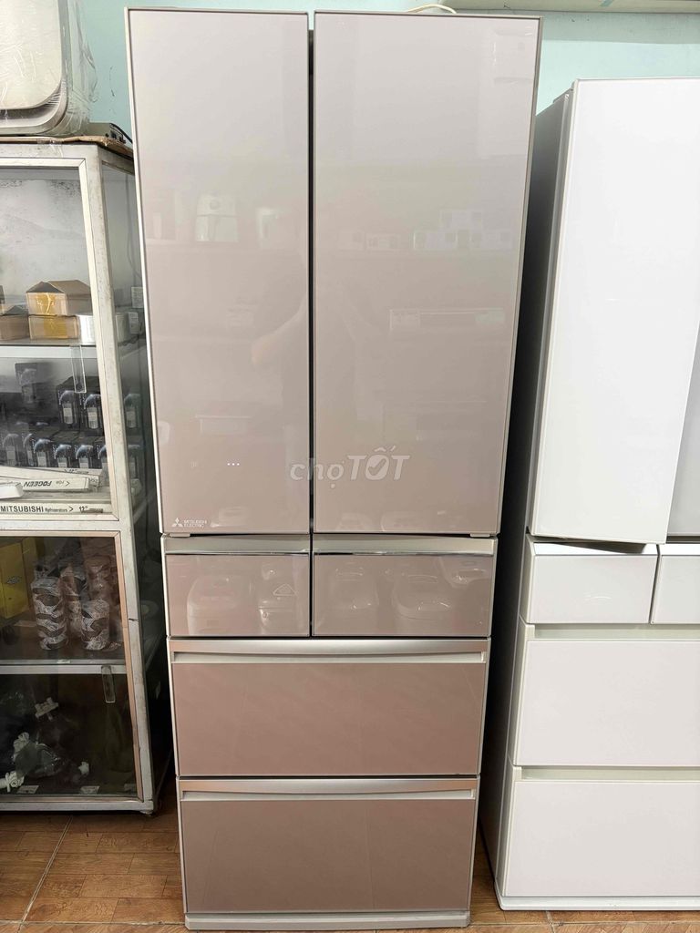 Tủ lạnh Nội Địa Nhật Mitsubishi Gương 520L. Mua bán Tủ lạnh tại Thành phố Biên Hòa Đồng Nai được đăng bởi Hàng Nhật Biên Hoà  hình 1