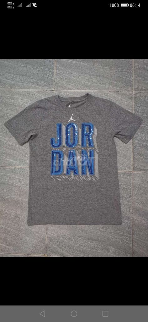 Áo thun Jordan Tee BigLogo U.S Xám form Xs . Mua bán Quần áo tại Quận Gò Vấp Tp Hồ Chí Minh được đăng bởi Hàng 2handsgood hình 1