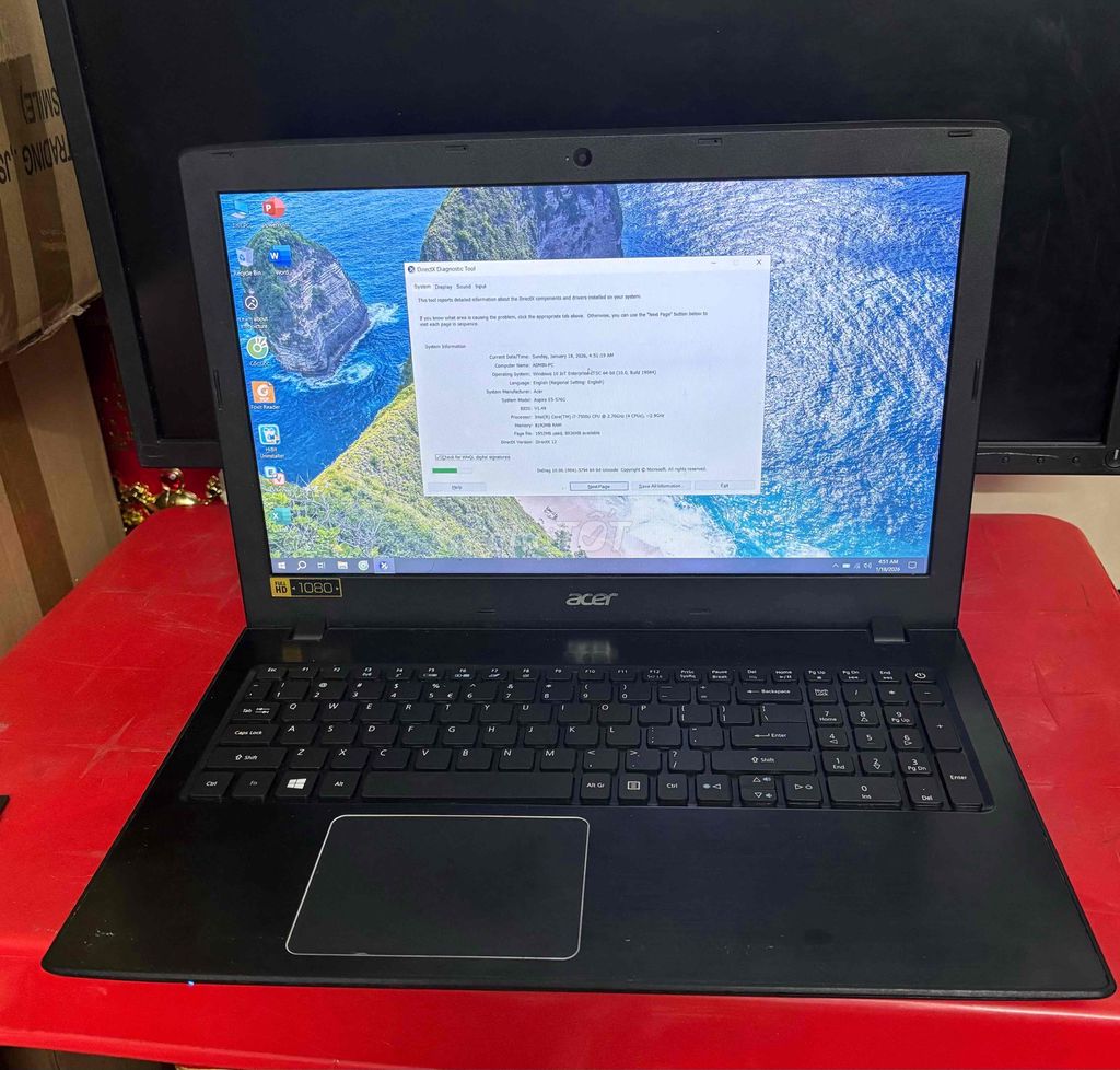 Acer e5 576 i7 7500U 8GB/128GB. Mua bán Laptop tại Huyện Đức Hòa Long An được đăng bởi Cảnh hình 1