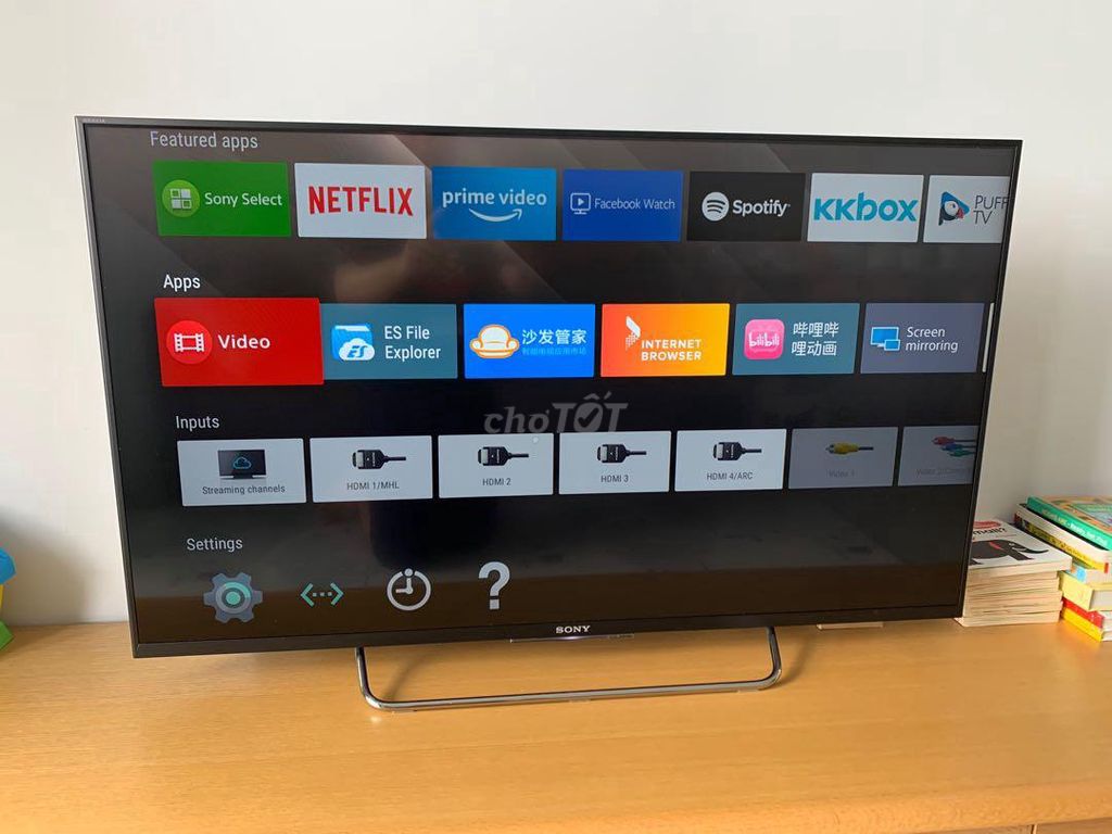 TV SONY 43inch ít sài, giọng nói, đủ giấy tờ