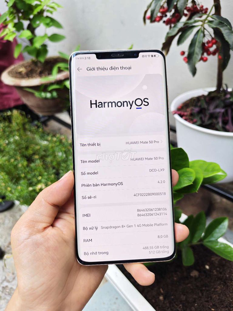 Huawei Mate 50 Pro 512GB Quốc tế. Mua bán Điện thoại tại Quận Gò Vấp Tp Hồ Chí Minh được đăng bởi Linh hình 1