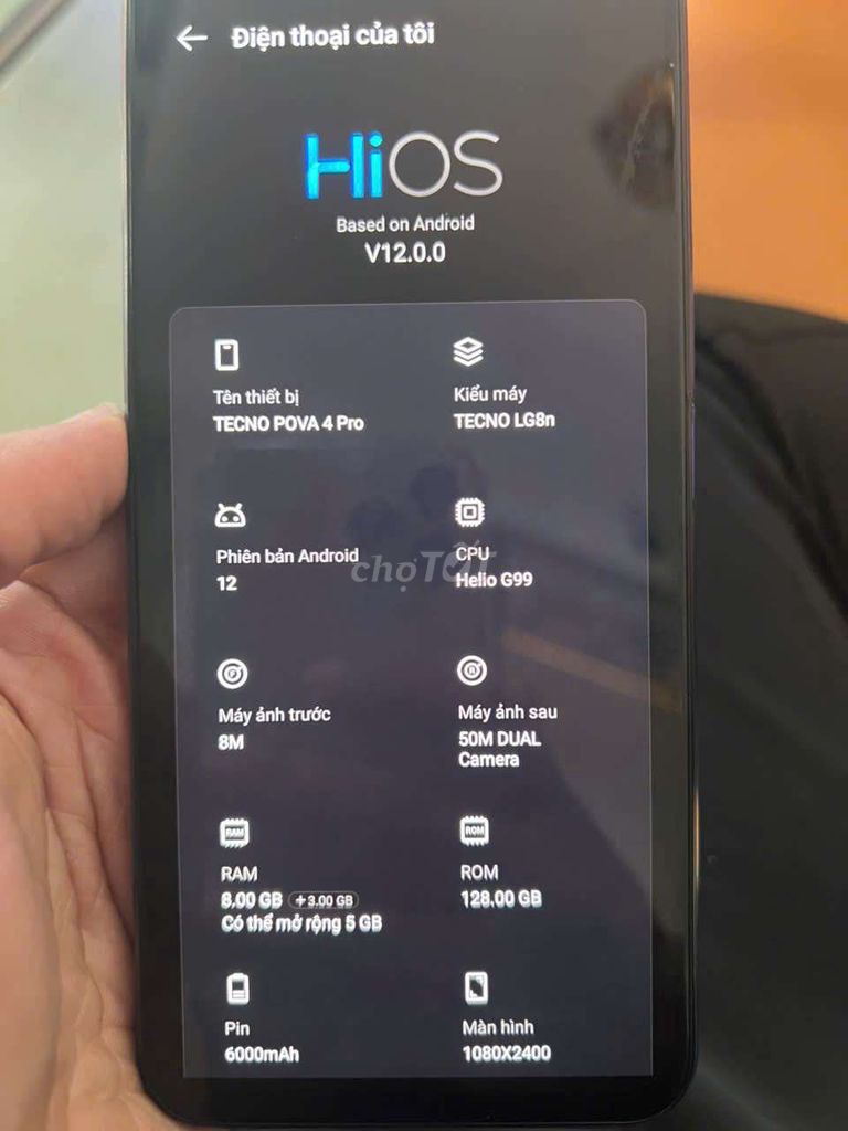 Tecno Pova 4 Pro 128GB. Mua bán Điện thoại tại Quận Bình Tân Tp Hồ Chí Minh được đăng bởi Lương Xương Điền hình 1