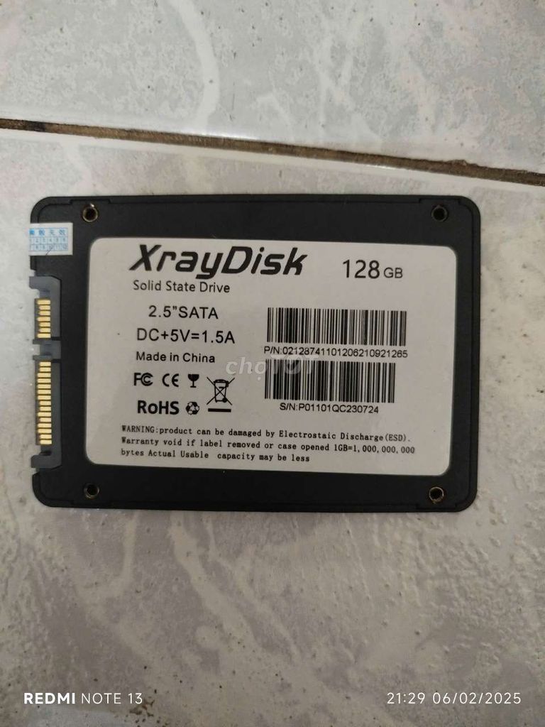 Ổ Cứng Xraydisk SSD 2.5" 128GB SATA III