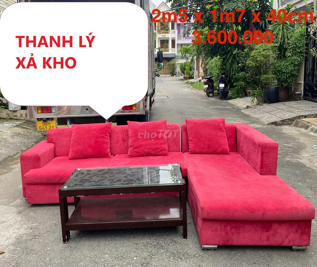 Ghế sofa góc Vải, sofa chữ L bọc vải khung inox. Mua bán Bàn ghế tại Quận 12 Tp Hồ Chí Minh được đăng bởi PHÚ NHÀN NỘI THẤT THANH LÝ SÀI GÒN hình 1