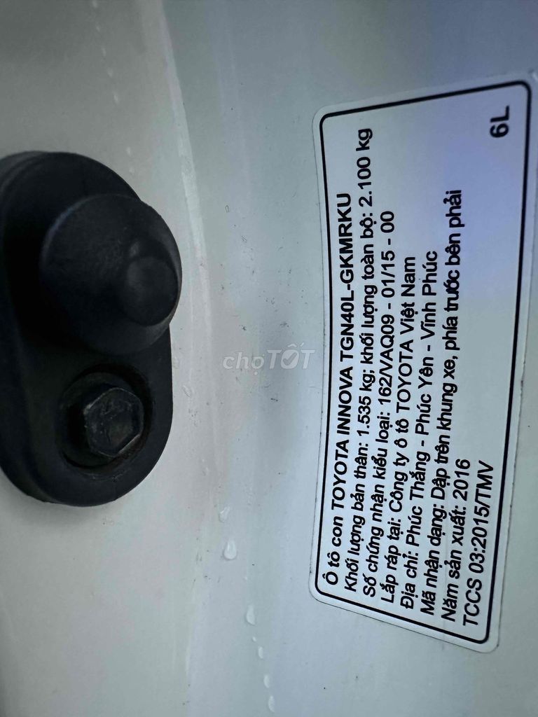 Toyota Innova 2016 thắng ABS mâm 15ich. Mua bán Ô tô tại Huyện Bình Chánh Tp Hồ Chí Minh được đăng bởi Auto Hải Bình Chánh SG hình 3