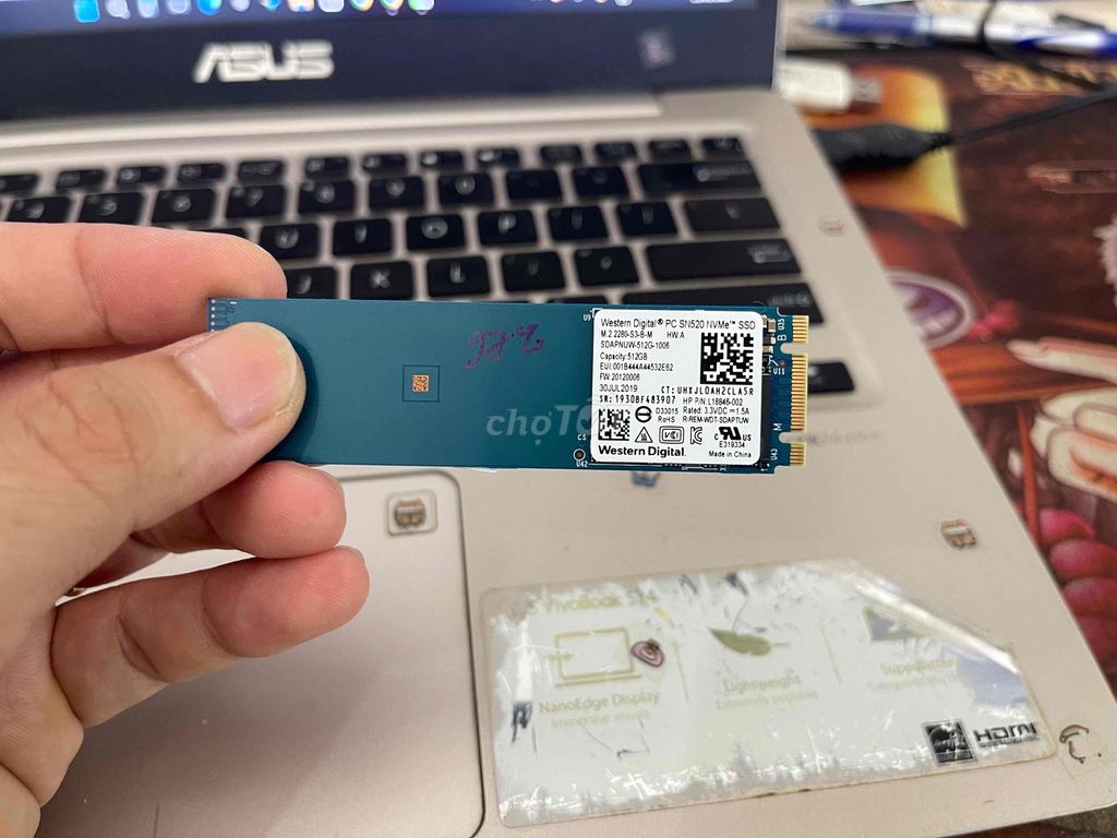Ổ cứng SSD Western Digital 512GB. Mua bán Linh kiện (RAM, Card...) tại Huyện Châu Phú An Giang được đăng bởi LAPTOP AN GIANG hình 1
