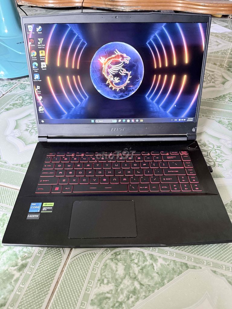 Laptop MSI Intel Core I5 12450H Card RTX 3050 Đen. Mua bán Laptop tại Quận Tân Phú Tp Hồ Chí Minh được đăng bởi thịnh tiến hình 1