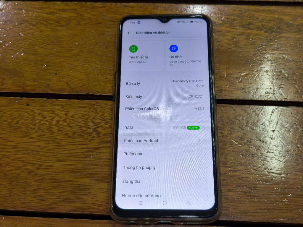 OPPO A56 5G 256GB Đen Dimensity 810. Mua bán Điện thoại tại Thành phố Thuận An Bình Dương được đăng bởi HUY THẮNG  hình 1