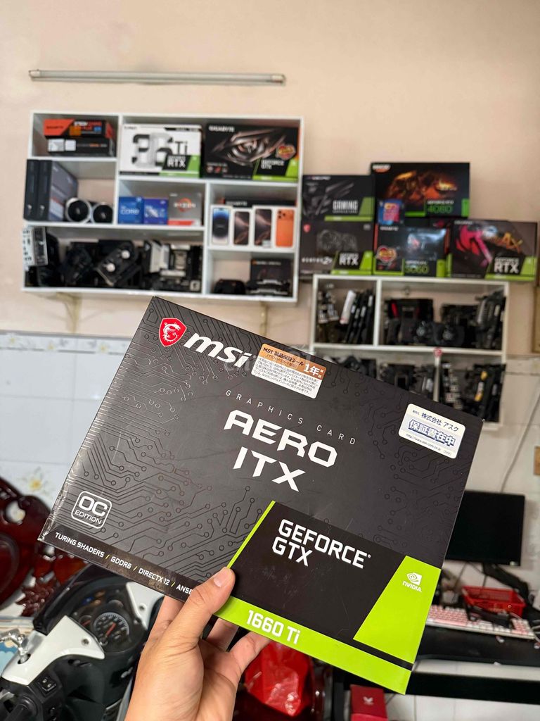 Card  MSI GTX 1660 Ti Aero ITX 6GB. Mua bán Linh kiện (RAM, Card...) tại Huyện Hóc Môn Tp Hồ Chí Minh được đăng bởi Thanh Tâm hình 1