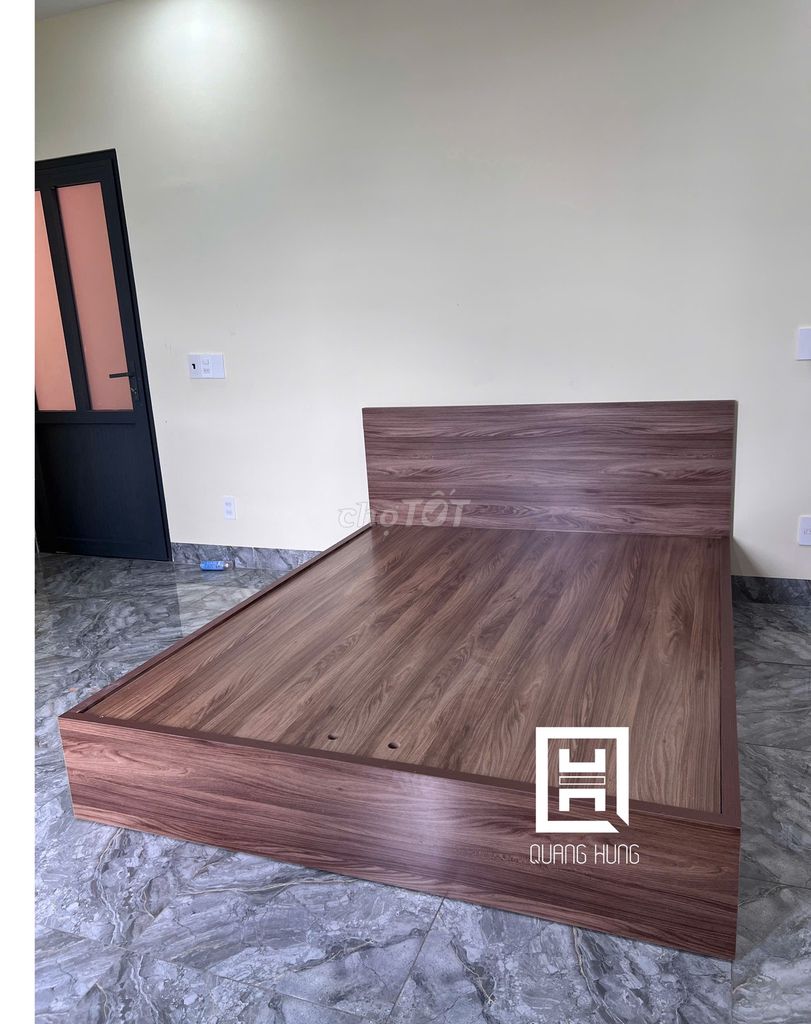 GIƯỜNG GỖ MDF-GIƯỜNG MDF-GIƯỜNG MDF-GIƯỜNG GỖ MDF. Mua bán Giường, chăn ga gối nệm tại Huyện Long Thành Đồng Nai được đăng bởi Nội Thất Quang Hùng TD hình 1