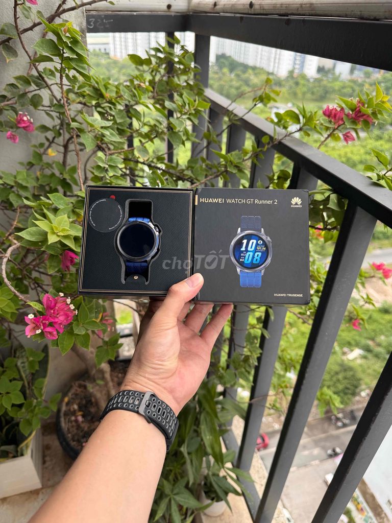 Huawei GT Runner 2 Xanh Đã qua sử dụng. Mua bán Thiết bị đeo thông minh tại Quận Hà Đông Hà Nội được đăng bởi Hoàng Đức Mạnh hình 1