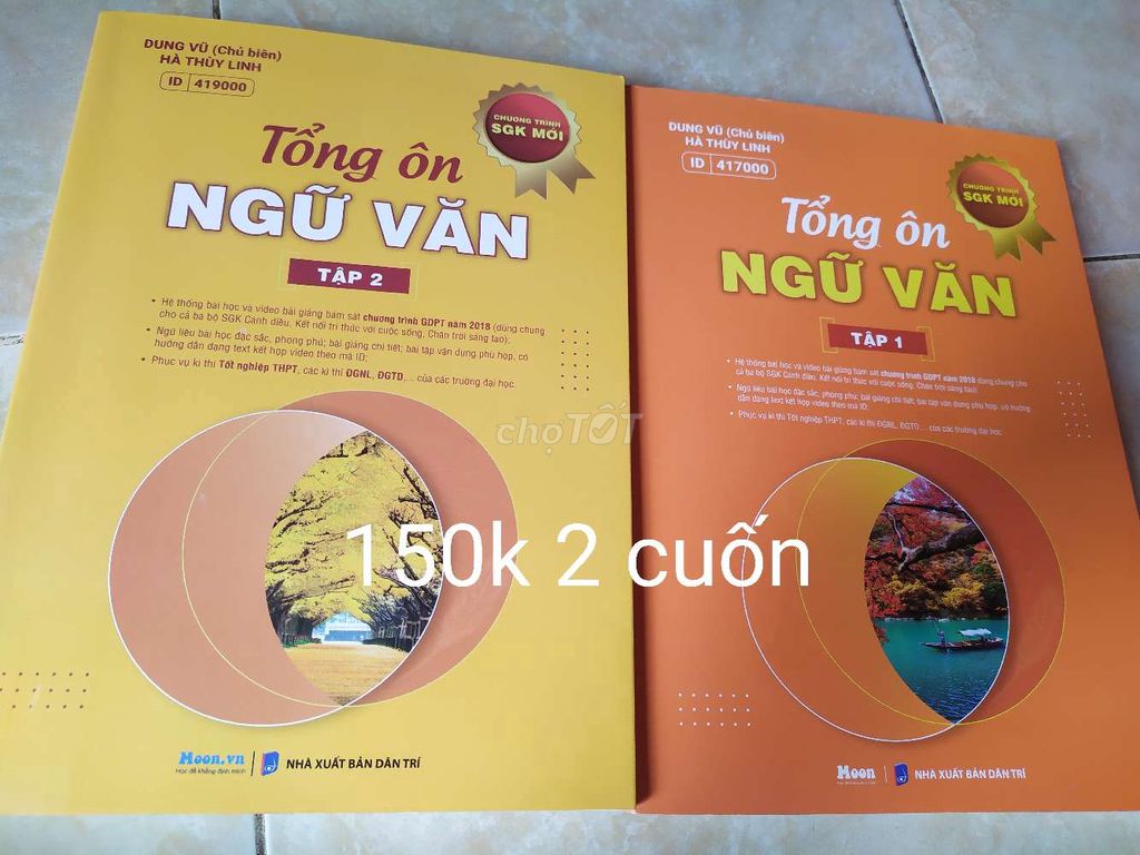 Sách ôn luyện thi THPTQG,ĐGNL(Ngữ Văn +Vật Lý)