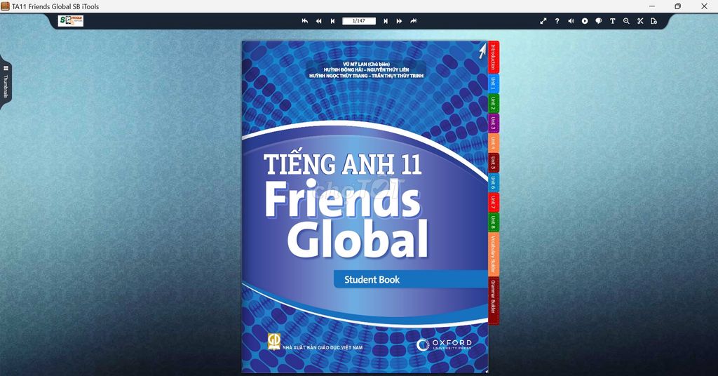 Phần mềm iTools tiếng Anh 11 Friends Global