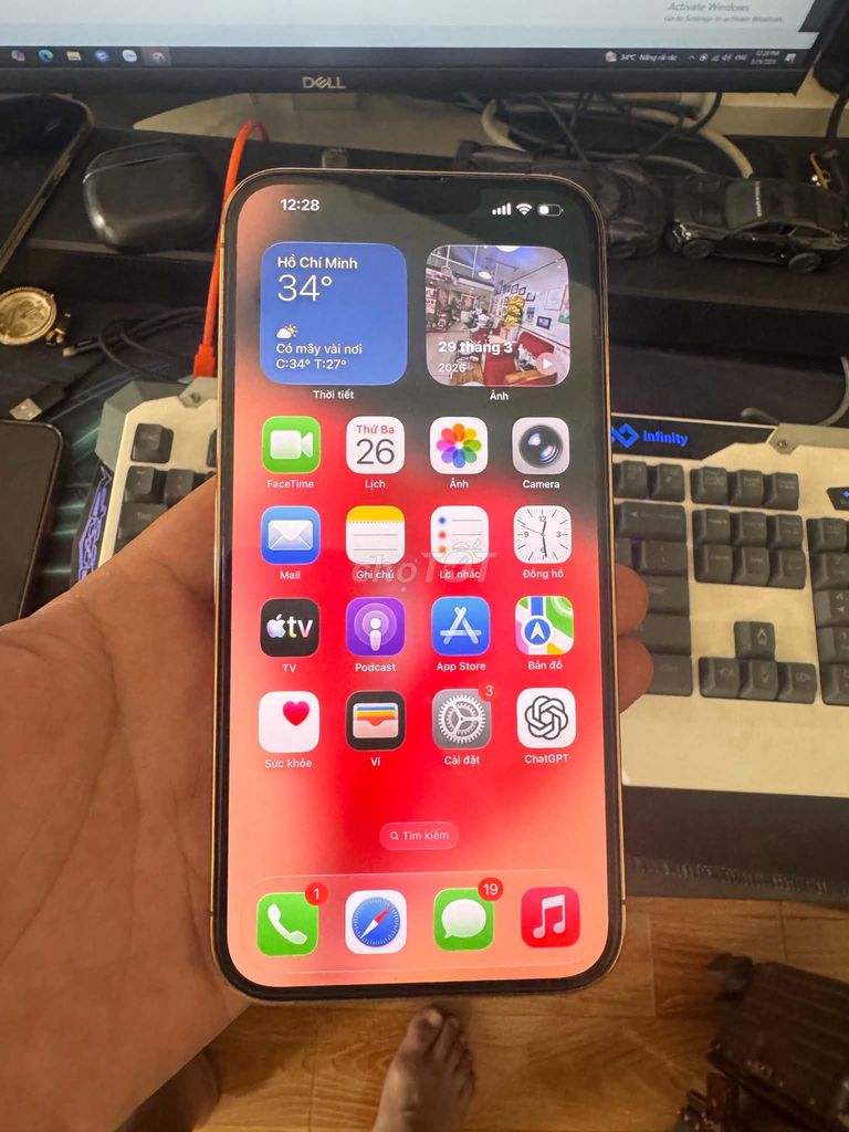 Apple iPhone 13 Pro Max 256GB Vàng 99%. Mua bán Điện thoại tại Thành phố Dĩ An Bình Dương được đăng bởi KEN Mailisa hình 1