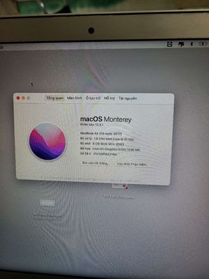 MacBook air 2017 8/128g có sạc. Mua bán Laptop tại Quận 1 Tp Hồ Chí Minh được đăng bởi Td