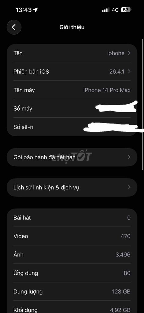 iPhone 14 Pro Max Trắng MDM. Mua bán Điện thoại tại Quận Bình Tân Tp Hồ Chí Minh được đăng bởi nguyen vinh hình 1