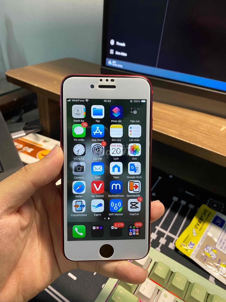 iPhone SE 2020 đỏ 64gb qt