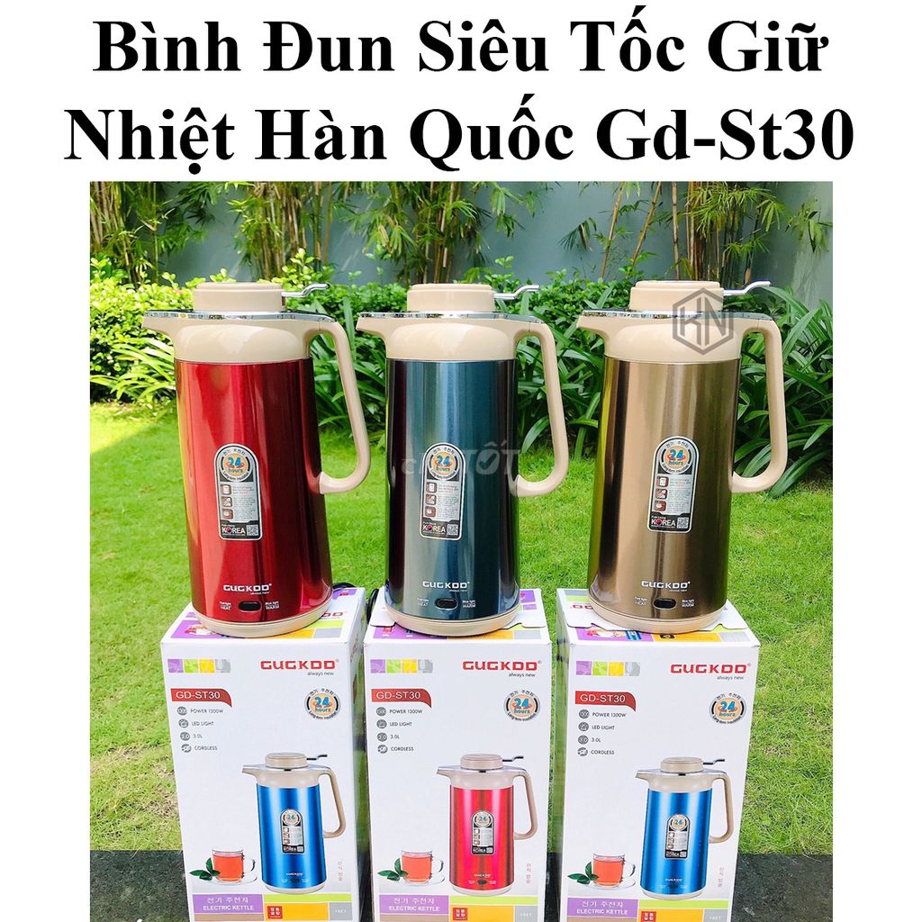 Bình Đun Siêu Tốc Giữ Nhiệt Hàn Quốc Gd-St30