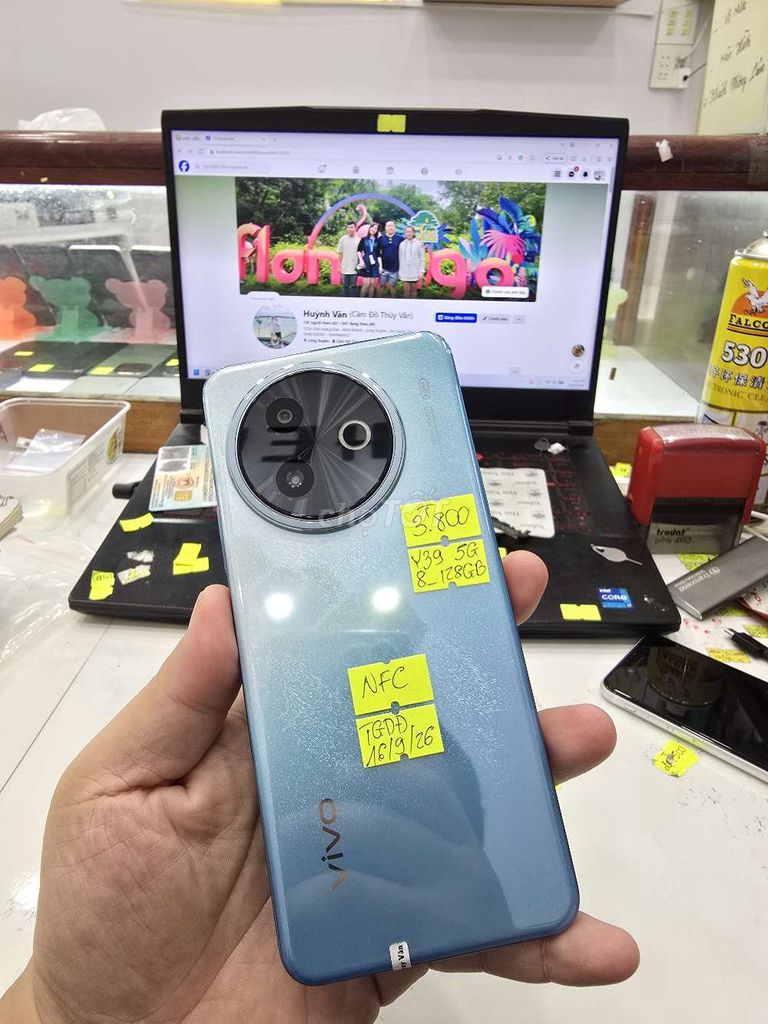 Vivo Y39 5G 128GB Xanh. Mua bán Điện thoại tại Thành phố Long Xuyên An Giang được đăng bởi Facebook Cầm Đồ Thúy Vân hình 1