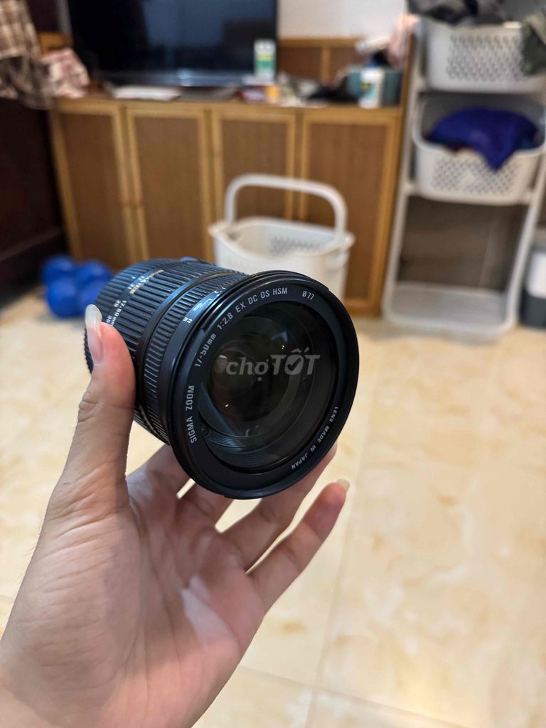 Ống kính Sigma 17-50mm f2.8 Canon Nhật Bản. Mua bán Máy ảnh, Máy quay tại Thành phố Long Xuyên An Giang được đăng bởi Lê Đức Trọng hình 1