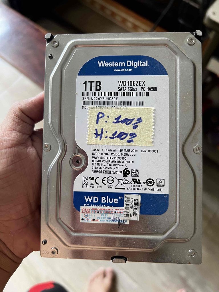Ổ cứng HDD Western Digital WD10EZEX 1TB. Mua bán Linh kiện (RAM, Card...) tại Quận Cẩm Lệ Đà Nẵng được đăng bởi HV Computer hình 1