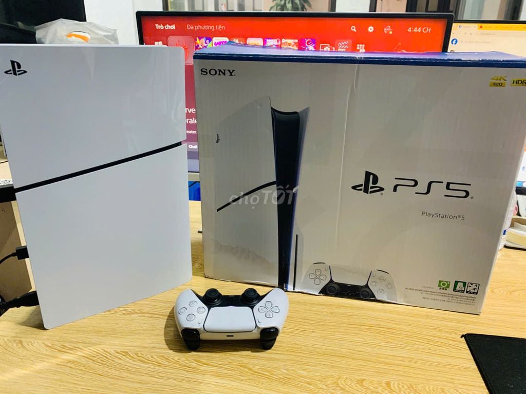 Máy Chơi Games Ps5 Slim ổ đĩa TẶNG KÈM ĐĨA NHỆN