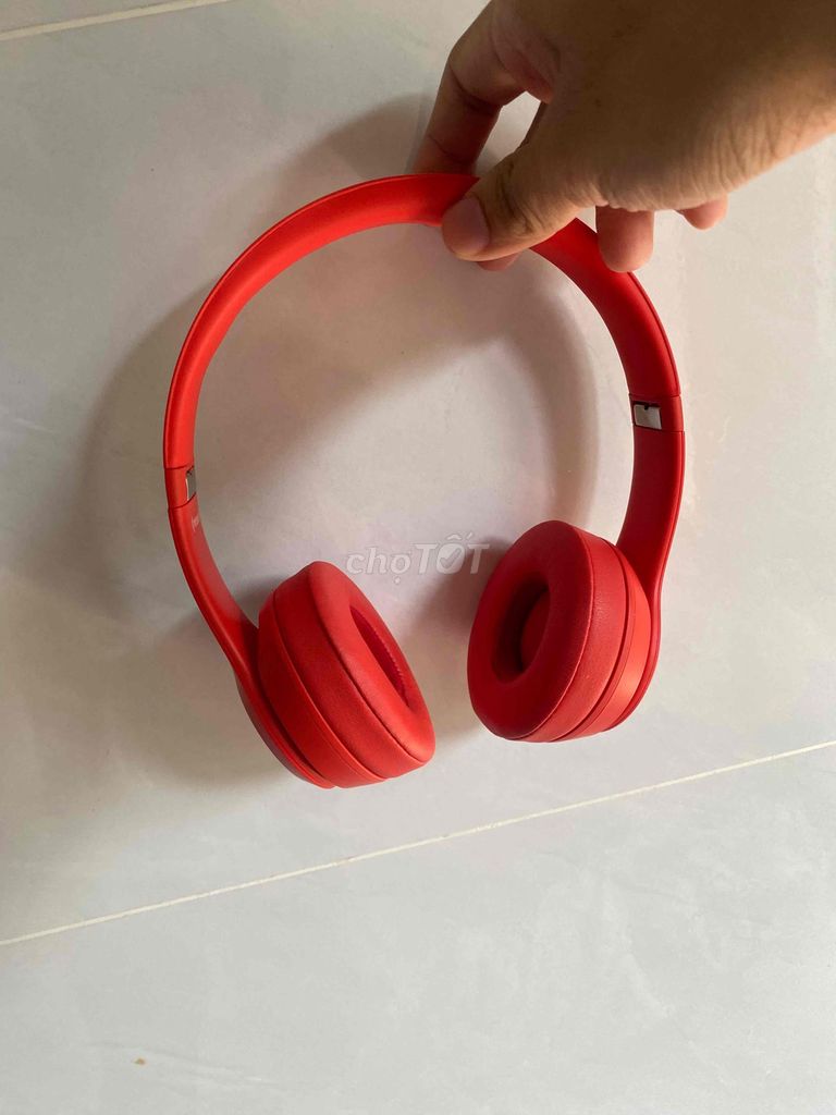 Tai nghe Beats Solo3 Đỏ 99% mới. Mua bán Tivi, Âm thanh tại Thành phố Tây Ninh Tây Ninh được đăng bởi Nguyễn Khải Hoàng hình 1