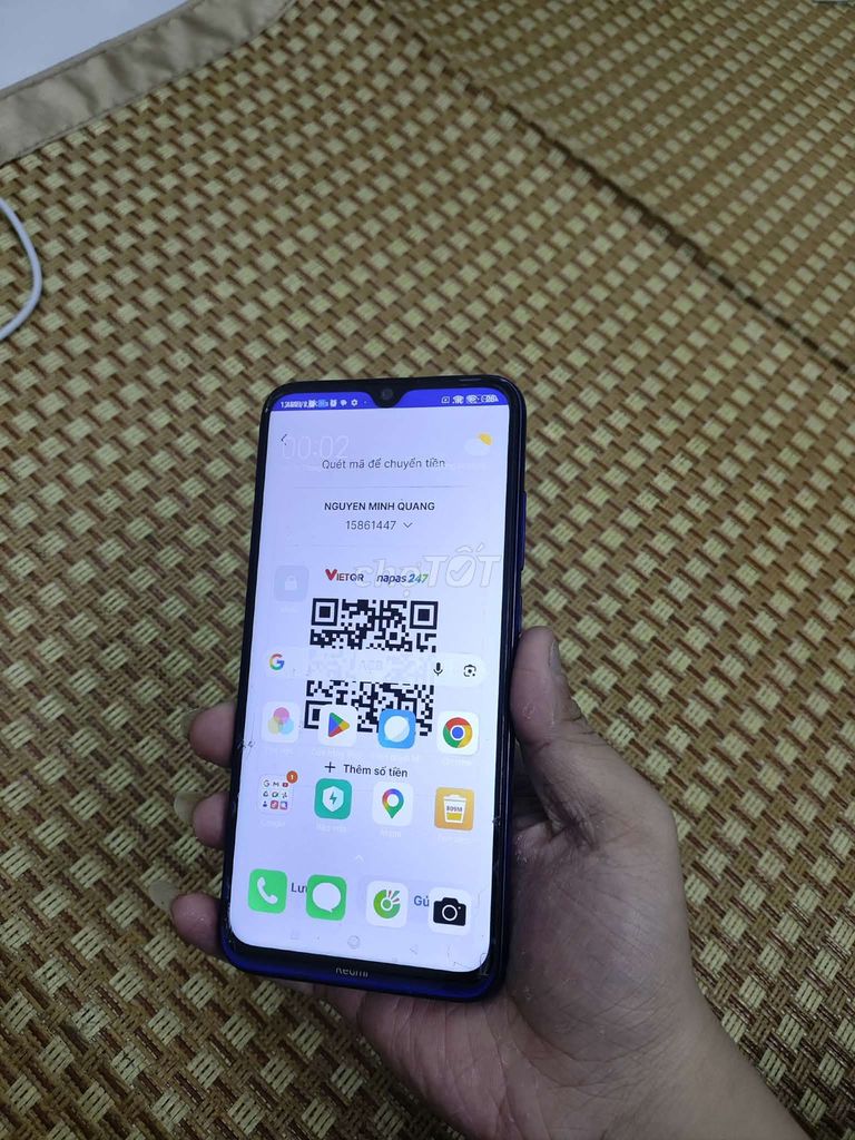 Xiaomi Redmi Note 8 Xanh Chính hãng TGDD. Mua bán Điện thoại tại Quận 12 Tp Hồ Chí Minh được đăng bởi Quang hình 1